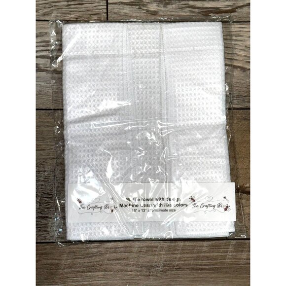 Waffle Towel With Funny Quote Design 15" x 23" By The Crafting Box - Picture 4 of 5
